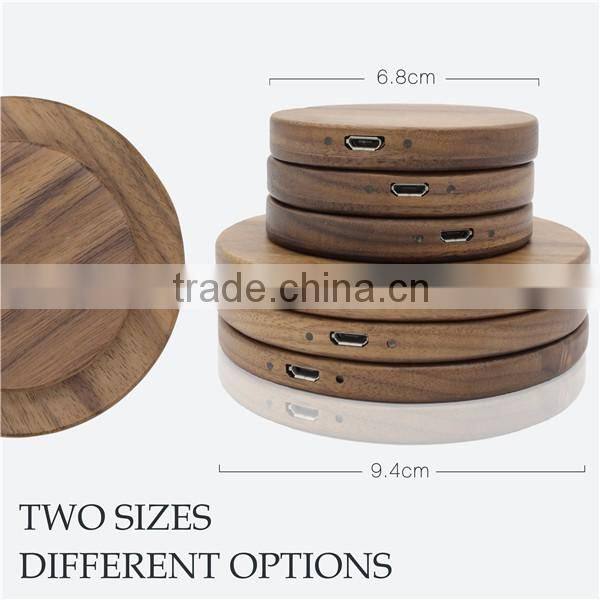 Wooden Products for QI wireless charger for samsung S4 S5 S6 for