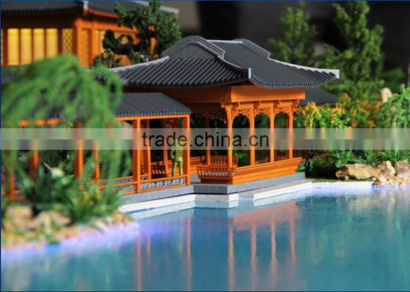 Architectural models of Hotel Park making service