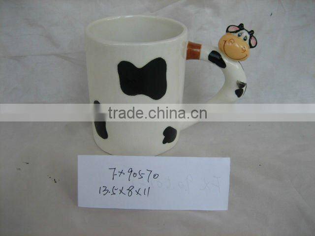 Cow design ceramic