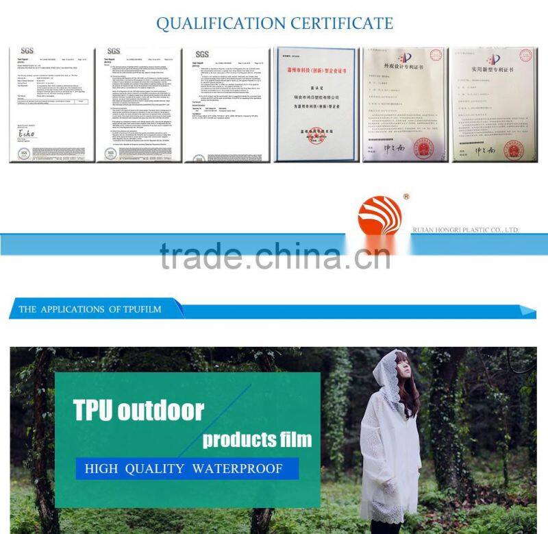 Antibacterial TPU film for kite bladder