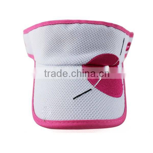 Wholesale white outdoor sport travel sun visor hats summer hats for women