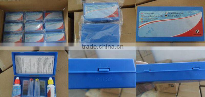 5 way test kit (PH / CL / Bromine / Alkalinity / Acid demand) , swimming pool test kit