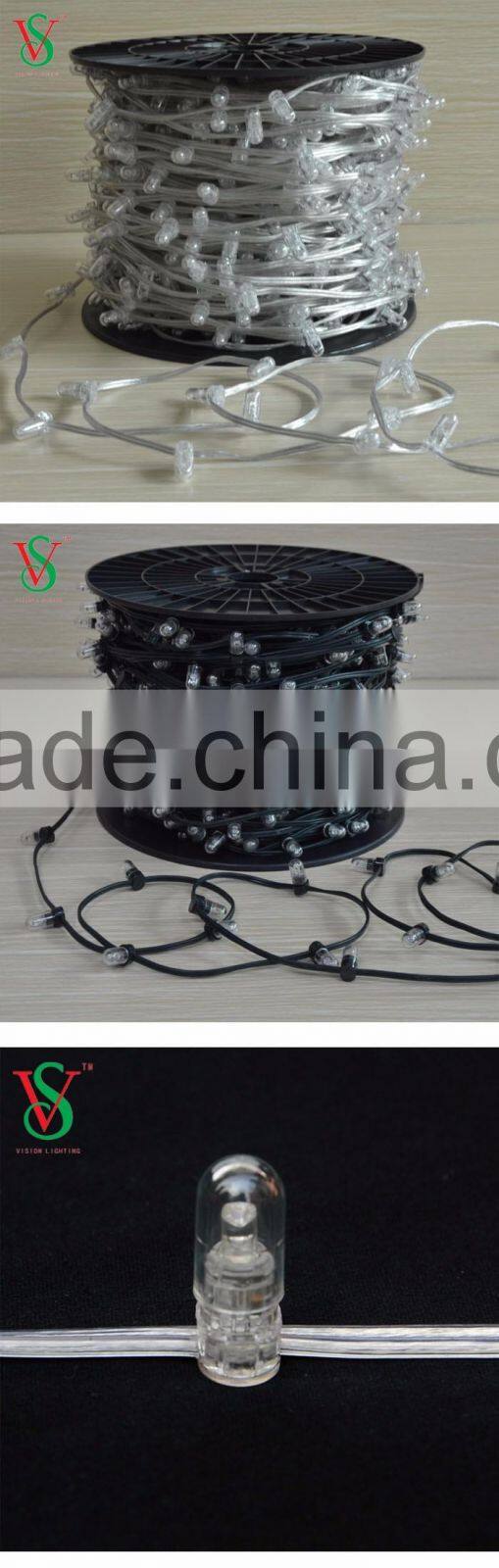 RGB automatic color changing led christmas string light clip light for wedding party decorations