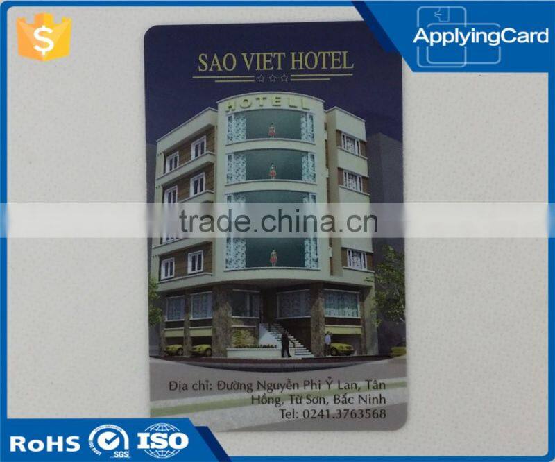 Hot Selling 13.56mhz/125khz Contactless smart card for hotel key card access control
