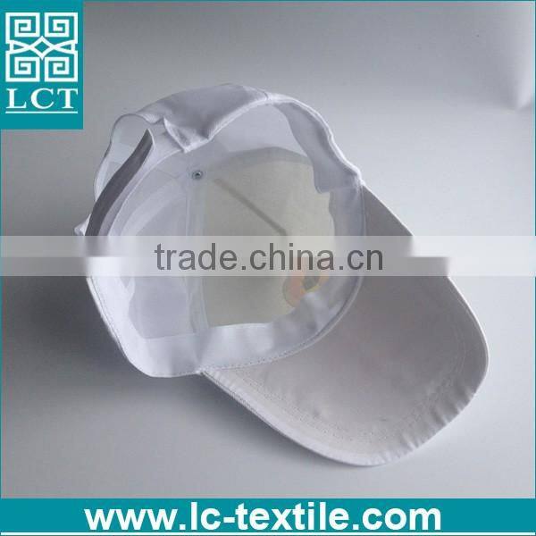 heat transfer print made in china cotton polyester political white cheap cap