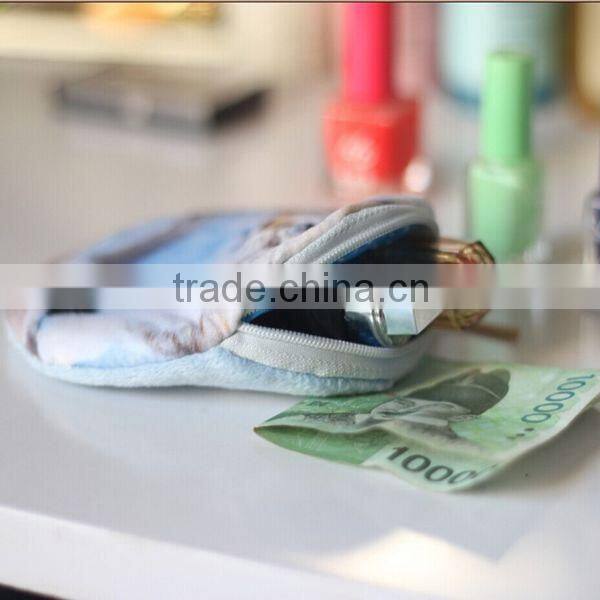 Unique Cartoon Dog Cat-people Fabrics Unisex Coin Wallet Wholesale ZTCW-0028