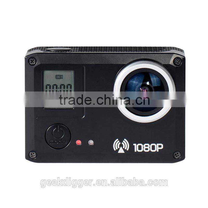 Black AMK5000S Outdoor Wifi Action Camera Video HD DV Car DVRWaterproof 30M Shockproof 20MP 1080P