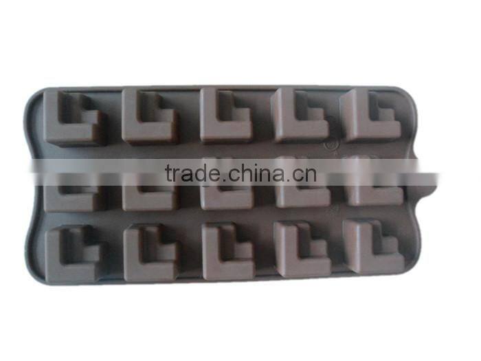 Yuanrong Hot sell silicone chocolate mold animal shaped chocolate mould