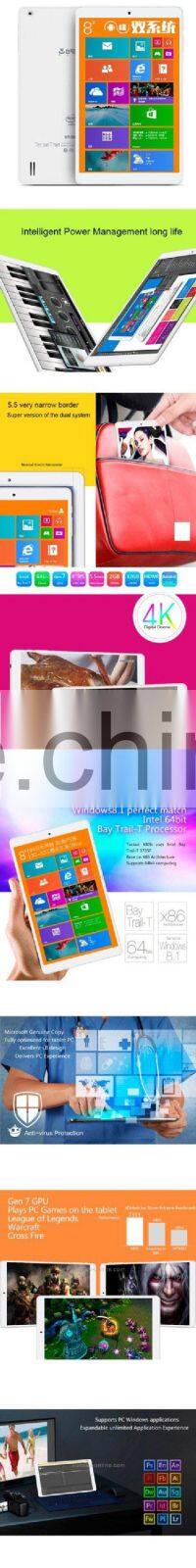 Teclast X80HD Tablet PC Dual Boot Intel Z3735F Quad Core 8.0 Inch IPS 2GB 32GB