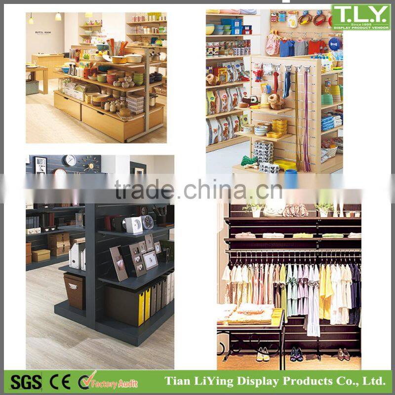 SSW-CW-101 Wooden Display Racks / Wooden Display Stand for Clothes Shop Decoration