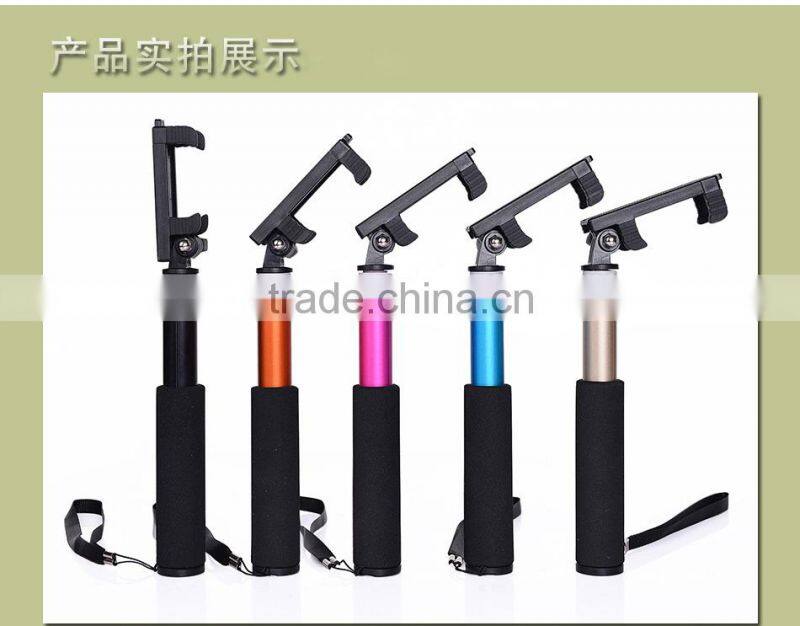 Best choice fashion aluminum selfie stick cheap and quality monopod for factory wholesale