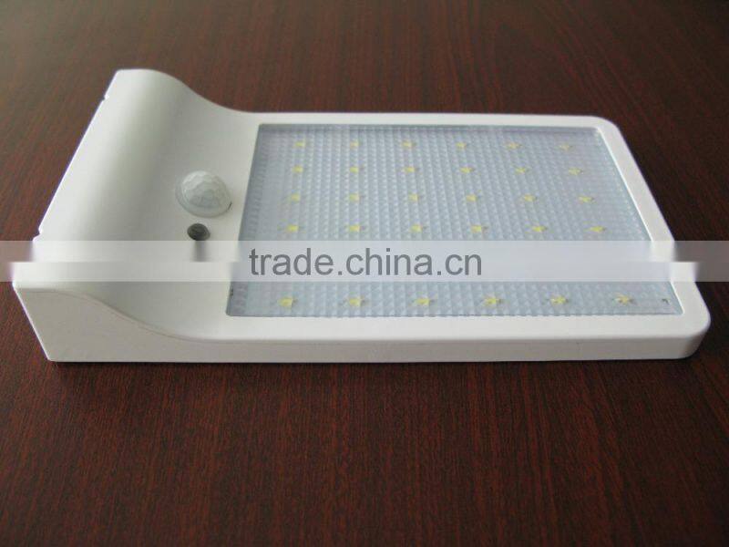 Waterproof SMD2835 450lumen solar led motion sensor light