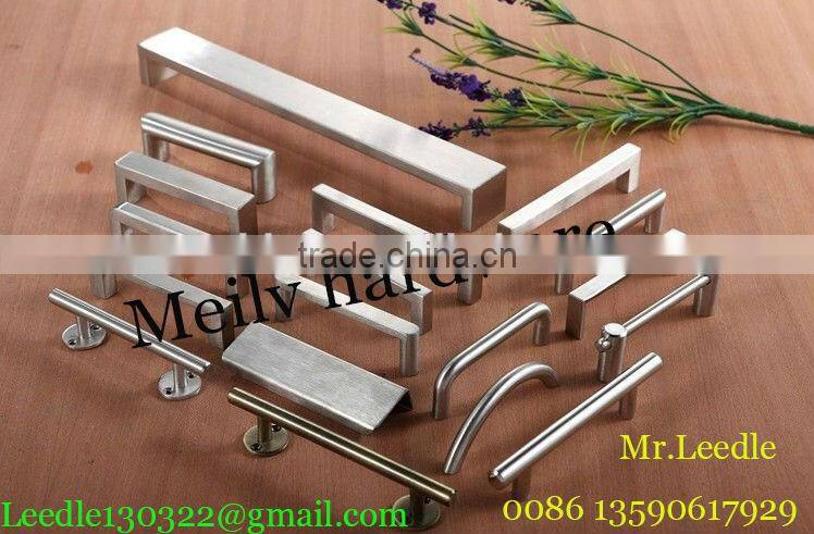 kitchen stainless steel square pull handles