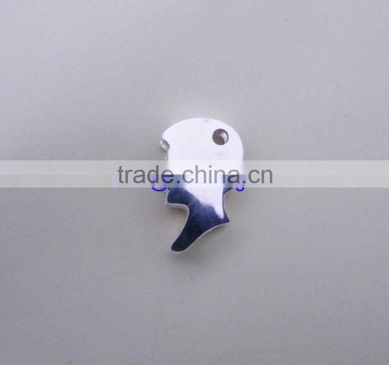 letter die cut metal key chain, custom car logo keyring