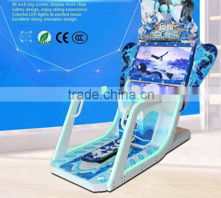 Funshare 2015 Cool Skiing Coin Operated Game Machine Skill Amusement Machine Simulator Game Machine