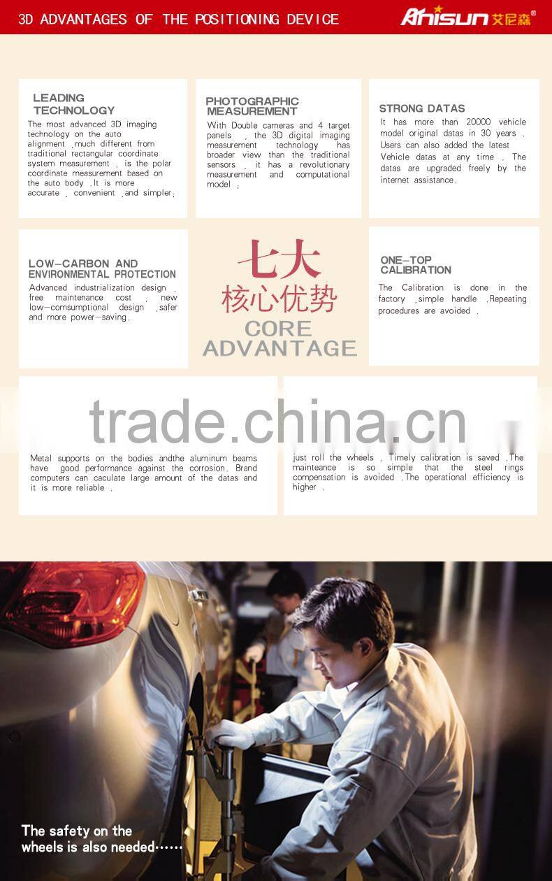 wheel alignment machine price as car diagnostic tools, the column can be up and down driven by motor