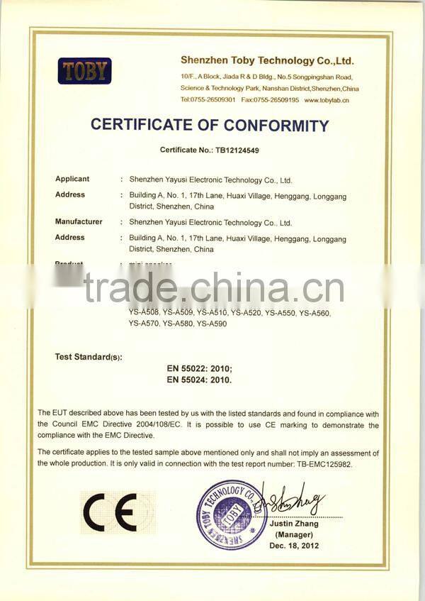 tablet stereo mini speaker