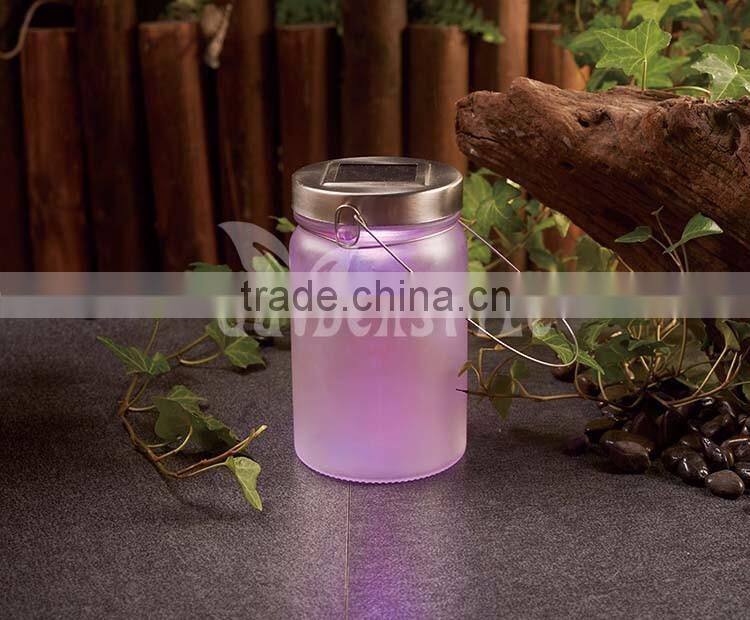 Hot New Solar Bottle Jar Solar Power Security Light Solar Glass Bottle Light For Outdoor