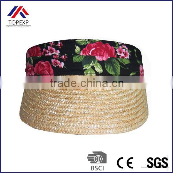 Unique Straw Hat Durable Visor Hat
