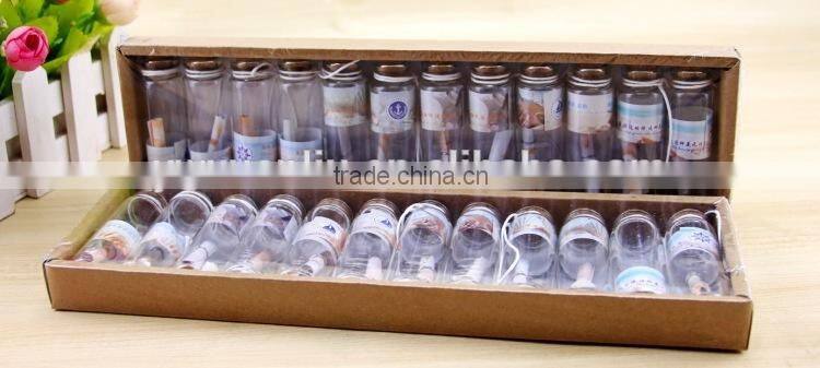 High quality Mini current bottle , star shape floating bottle good luck wishing current bottle