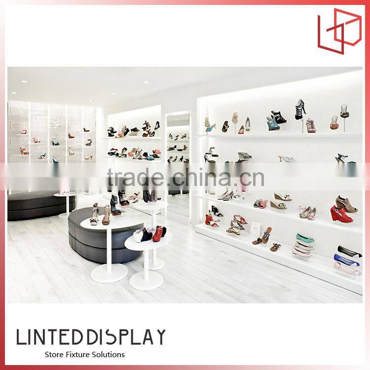 Well-know brand shoes racks for fashion ladies high heel shoes with lights