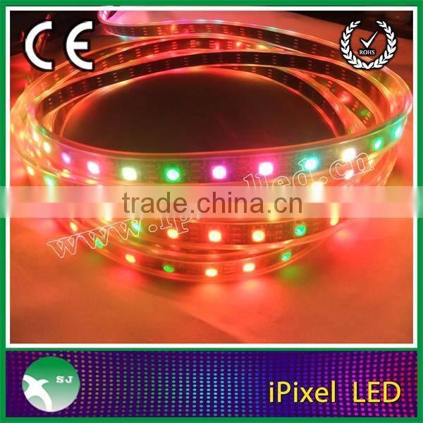 Digital led strip rgb ws2812b DC 5V SMD 5050 144 led pixel strip