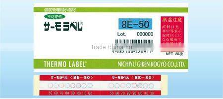 Temperature check indicator/8 level/Waterproof/Irreversible/Made in Japan