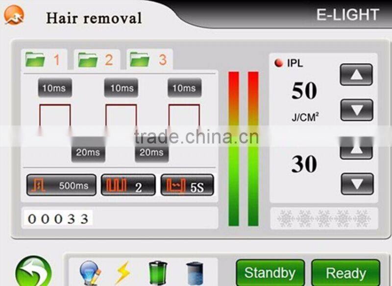 OPT in motion technology SHR ipl hair removal machine elight RF permanent hair los painfree treatment