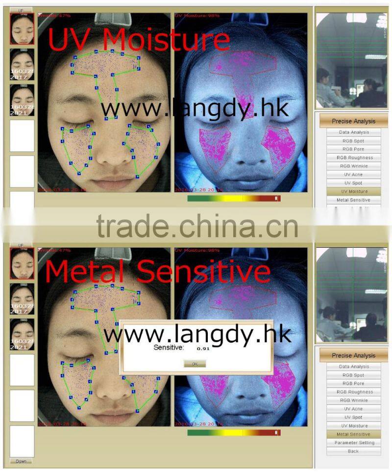 computer vision skin color detection skin oil diagnosis skin care beauty machine