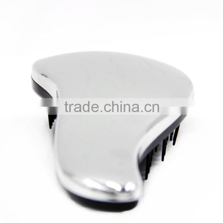 Salon use plastic material detangling hair brush detangler