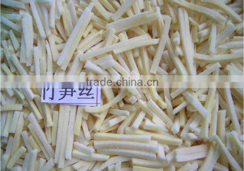 Delicious IQF bamboo shoots sliced, strips, julienne