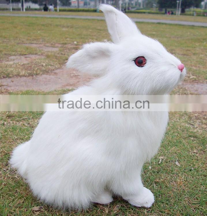 handmade real like miniature real fur animal long ears bunny toys
