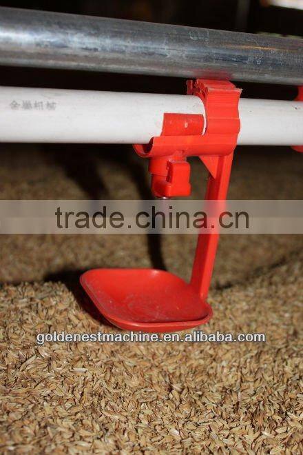 nipple drinker system with drip cup