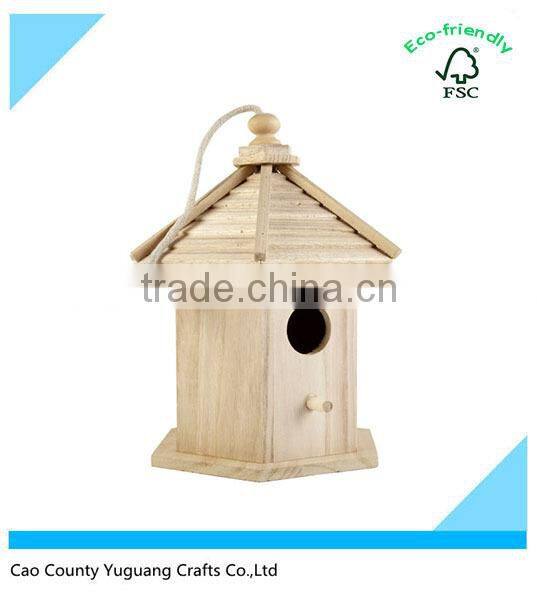 Custom Hanging Wooden Bird house
