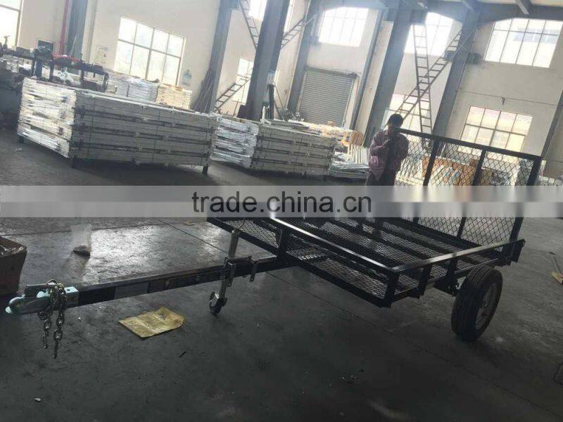 10x5 high quality power coated Landscape ATV trailers for sales