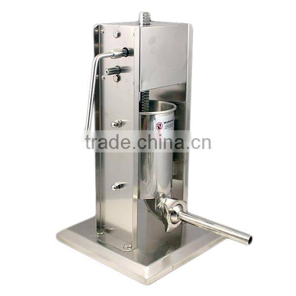 full stainless steel commercial manual sausage stuffer