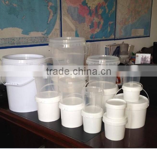 Hot Sale! 350ml 500ml 600ml 1L 1.2L 1.5L 2L 2.5L 4L 5L 6L 10L 15L 20L Plastic Bucket with Handle and Lid