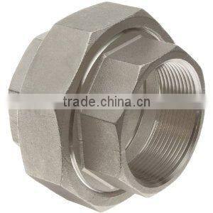 Stainless Steel 316 Casting Pipe Fitting, Union, 3/4'' NPT Female