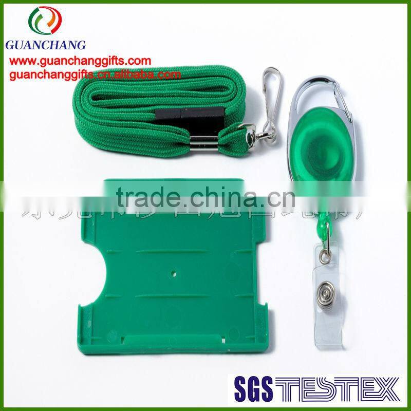 yoyo badge reel id card holder tubular lanyards