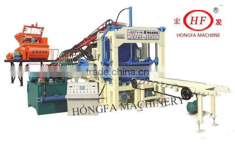 Saudi Arabia QT4-15C block machine,Haiti automatic brick making machine,hollow block making machine