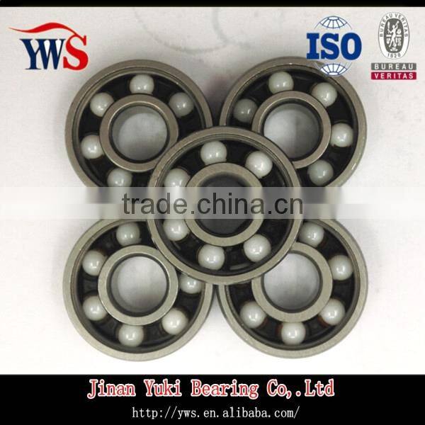 608 open type hybrid ceramic ball bearing with ZrO2 ceramic balls