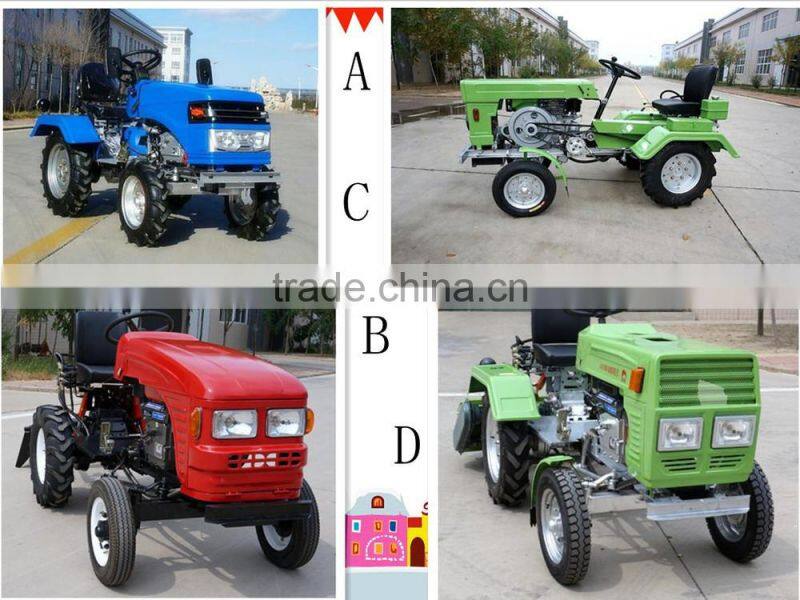 factory directly supply good quality 15hp mini farm tractor