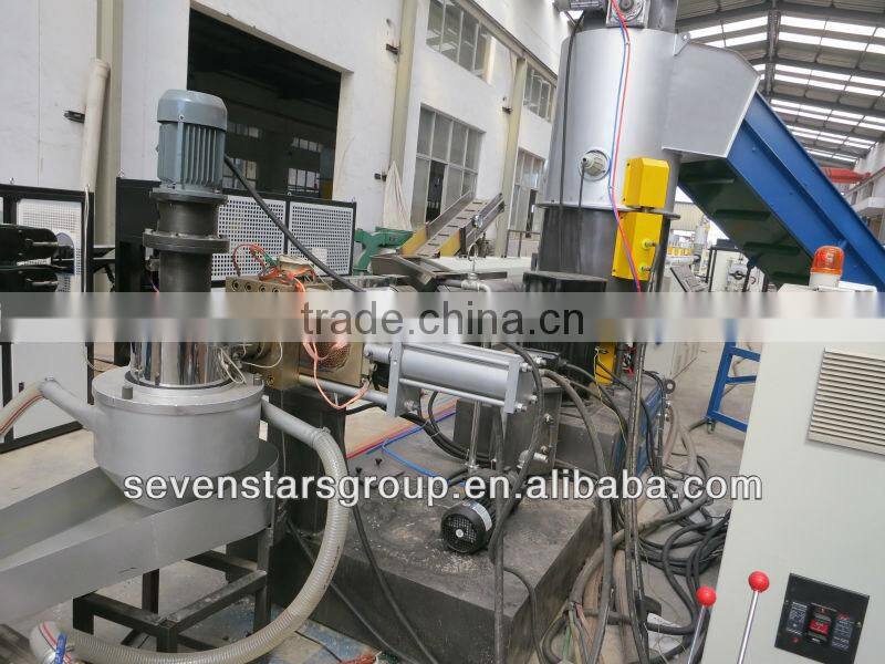 pe granulation extruding machine/PE PP granulator making line