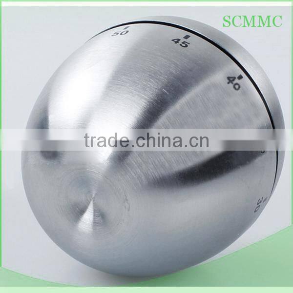 Low price custom wholesale stainles steel apple kitchen timer