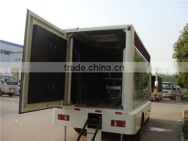 forland 2 sides of mobile led screen truck with stage for sale