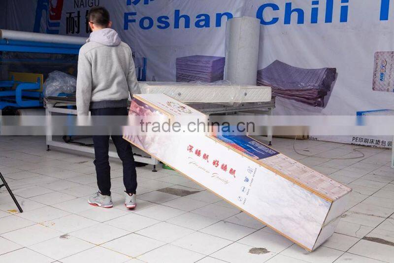 mattress machine for mattresses wrapping, mattress rolling-wrapping machine
