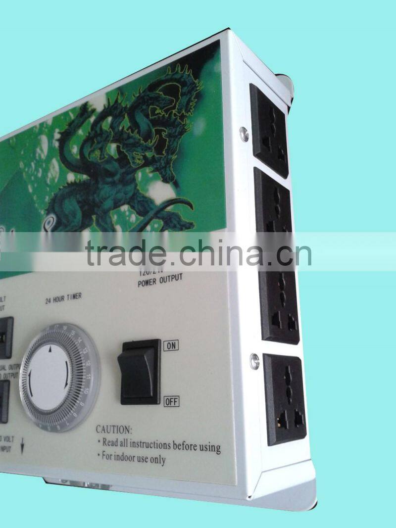 Hydroponic lighting system controller hydra 8 24 Hour Timer Switch / 24 hours mechanical timer / 24hrs grounded grow light timer