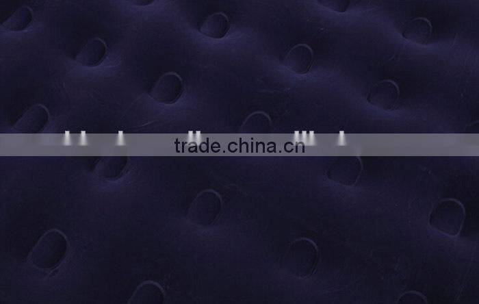 inflatable flocked pvc air mattress bed MAT00010