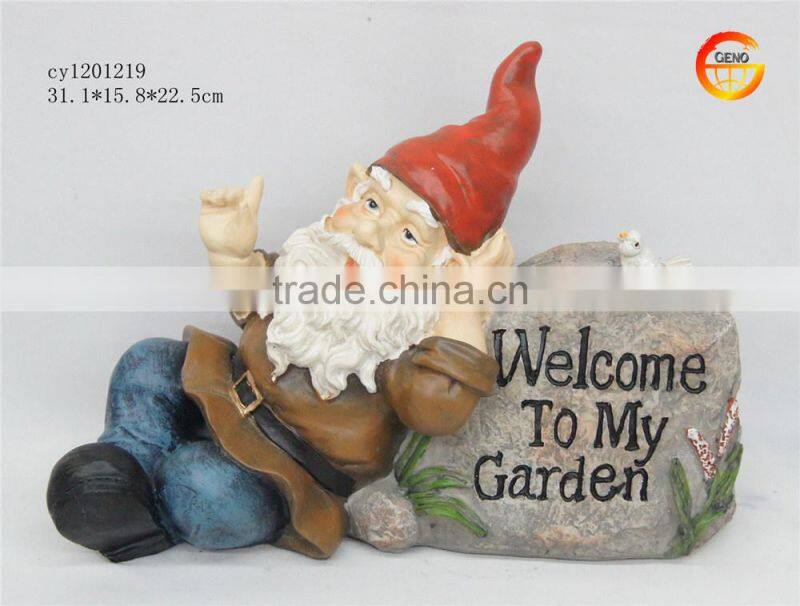 Wholesale decorative resin gnome