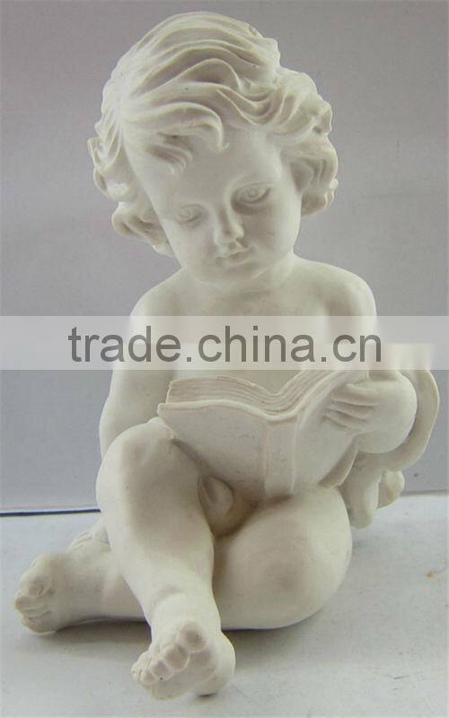 Decorate sitting mini angel statue